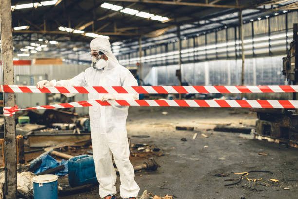 Professional Infectious Disease Decontamination technician working in Western, NE
